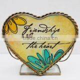 Hand Painting Glass Candle Holder,heart Shape Candle Holder,wedding Decoration thumbnail-1