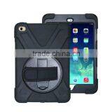 Brandnew Shockproof Housing for IPad Mini 2/3 Rotated Stand Hand Holder PU Leather Case thumbnail-5