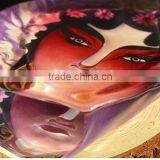 China's Peking Opera Mask Crystal Ice Engraving thumbnail-3