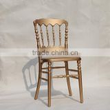 Wholesale wooden Napoleon wedding chair with cushion