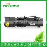 Mini Led Flashlight 5W 300 Lumen Cre e Waterproof Zoomable 3 Modes LED Flashlight For AA/14500 Battary TL-3001 thumbnail-3