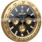 Home Large Diamonds Rose Gold Metal Decorative Shape Wall Mounted Clock thumbnail-2