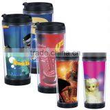 Double Wall Plastic Thermos Mug thumbnail-1