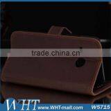 Wallet Case for HTC One M8 Mini Leather Case Cover With Ultra Thin Stand thumbnail-1