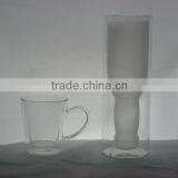 Double Wall Glass Mug In Borosilicate Glass Material thumbnail-1