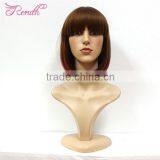 OEM Natural Color Cheap Straight Bob Style Human Hair Wig thumbnail-1