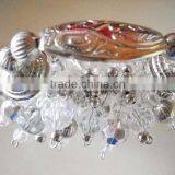 Napkin Ring, Beaded Napkin Ring, Crystal Napkin Ring thumbnail-1