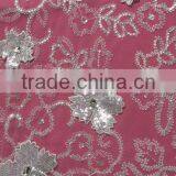 Handwork Sewing Sliver Applique Sequins Fabric