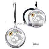 Unique Design Folded Makeup Mirror Shine Crystal Pocket Mirror Decorative Craft thumbnail-5