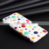 2015 Hot Selling Simple Back Cover, 3D Polka Dots Leather Case For IPhone 6 thumbnail-3