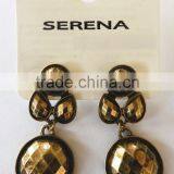 2015 Newest Metal Pave Earrings