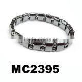 Double Line Elastic Beaded Bio Health Magnetic Health Bracelet thumbnail-2