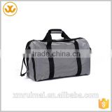 Simple design handle shoulder travel bag light gray duffel bag cheap sport bag