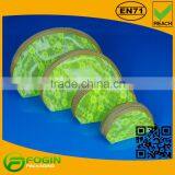 Green Color Custom Order Cosmetic Bag With Inner Mesh