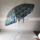 Hot Sale Cheap Windproof 120cm*8K Radius Polyester uv Cloth Beach Umbrella thumbnail-5