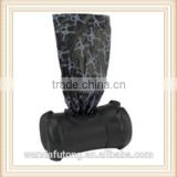 wholesale dpb-38 Black Pet Waste Bag with Holder Bone Shaped with white printing
