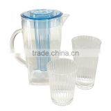 Acrylic Tumblers With Infusion Pitcher