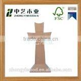 Hot Sale New Design Solid Pine Wood Cross Small Wood Cross Carved Wood Cross thumbnail-1