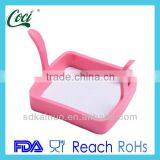 Fashion Food Grade Silicone Egg Ring in Square Shape thumbnail-2