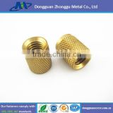 Embedded brass insert nut