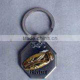 Rhinestone Slipper Shoe Keyring, Metal Key Ring