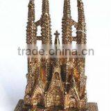 High-quality Goods Metal City Building Statue Crafts for 2013