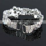 Fashion Women Bikini Connector Crystal Rhinestone Sliver Tone Belt Buckle Sewing Craft DIY thumbnail-3