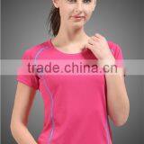 Wholesale 100 Polyester Cut and Sew T-shirt Custom for Women China Supplier thumbnail-5
