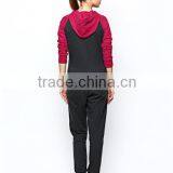 Good Quality Women Jogger Suit Sports Suit Cotton Tracksuit Custom thumbnail-4