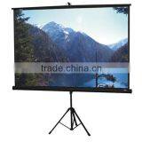 PVC Materials Matte White Floor Standing Tripod Projection Screen thumbnail-1