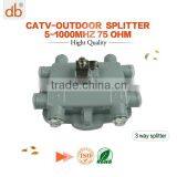 5-1000MHz Outdoor Cable tv Splitter 3 Way Splitter thumbnail-1