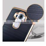 C&T Heavy Duty Brushed Metal Texture Hybrid Dual Layer Slim Protector Case Cover for LG G4 thumbnail-5