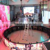 p2.5 smd full color hd round indoor led screen