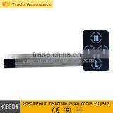 Long Cable Flat Button Membrane Control Switch Keypad