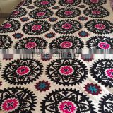 Beautiful Suzani embroidered cotton bed spreads throw tapestry