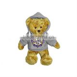 lovely plush teddy bear clothes jersey