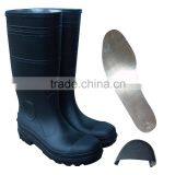 Men PVC Work Boots With Steel-toe Factory