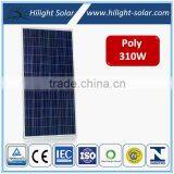 Solar Panels 310 Watt, Panel Solar, Solar Module, PV Solar Module With TUV IEC CE CEC ISO INMETRO Certificates