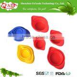 2014 Nesting Silicone Collapsible Measuring Cup With FDA and LFGB Approval thumbnail-1