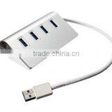 Mini 4 Port USB3.0 Hub Supports 5 Gb/s Compatible With USB3.0/USB2.0/1.1 thumbnail-3