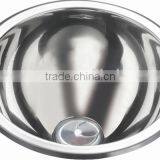 Yacht,Boat,Train and Public Mobile Toilet Used Stainless Steel Round Hand Wash Basin Kitchen Sink GR-Y532A thumbnail-1