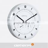 DEHENG Plastic Dial Wall Clock With Temperature Display thumbnail-2