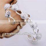 2012 Fashion Bangles&Bracelets Jewelry Silver Plated FCA-15076 thumbnail-1