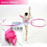 GIRLS KIDS 4M RHYTHMIC GYMNASTICS GYM DANCE TWIRLING STICK RIBBON STREAMER STUNT thumbnail-1