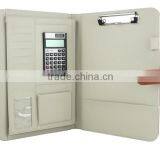 A4 Zipper Portfolio PU Leather File Folders Mutifuction Organizer thumbnail-4