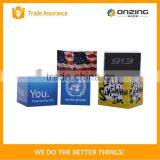 OEM Custom Design 4 Sides Printing Cube Shape Tear off Bulk Notepad thumbnail-6
