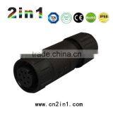 SQ14-8P Solder Cable 3A Nylon Electric IP68 Wire Waterproof Connector thumbnail-3