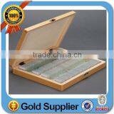 Lab Chemical Science and Medical Prepared Slide Wooden Plastic Box