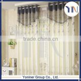 customized blackout window curtain/flame retardant curtains polyester fabric