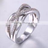 Cubic Zirconia Silver 925 Rings Sterling Silver Ring thumbnail-1